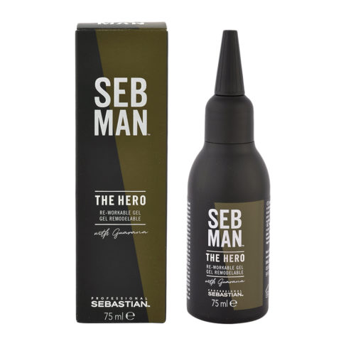 Sebastian Man The Hero Re Workable Gel 75ml - strong hold gel