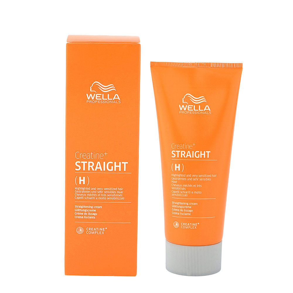 Wella Creatine Straight H 200ml - smoothing cream for lightened and very damaged hair