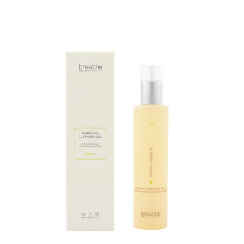 Naturalmente Breathe Purifying Cleanser Gel 200ml - Face Cleanser For Combination and Blemished Skin