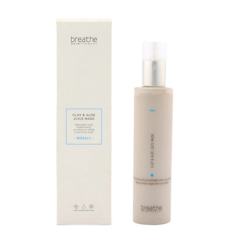 Naturalmente Breathe Clay & Aloe Juice Mask 200ml - purifying face mask