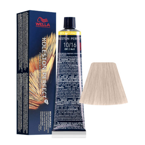 Wella Koleston Perfect Me+ Rich Naturals 10/16 Violet Platinum Ash Blonde 60ml - permanent colouring