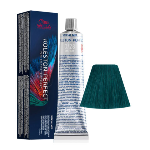 Wella Koleston Perfect Me+ Special Mix 0/28 Petrol 60ml - permanent coloring