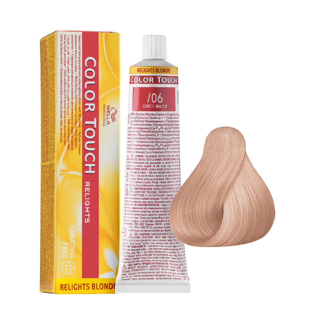 Wella Color Touch Relights Blonde /06 Violet Natural 60ml - semi-permanent colouring without ammonia