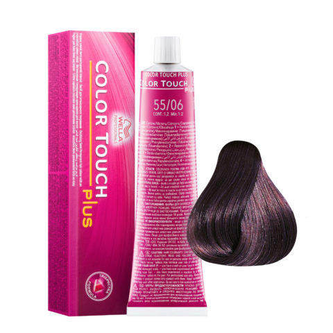 55/06 Intense light brown natural violet Wella Color touch Plus ammonia free 60ml