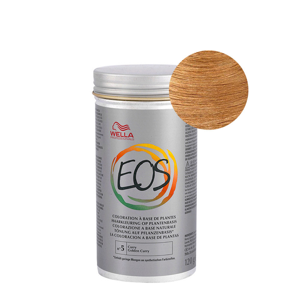Wella EOS Colorazione Naturale 5/0 Golden Curry 120g  - natural colouring without ammonia
