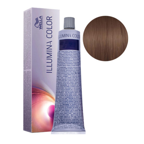 6/76 Dark Brunette Violet Blonde Wella Illumina Color 60ml