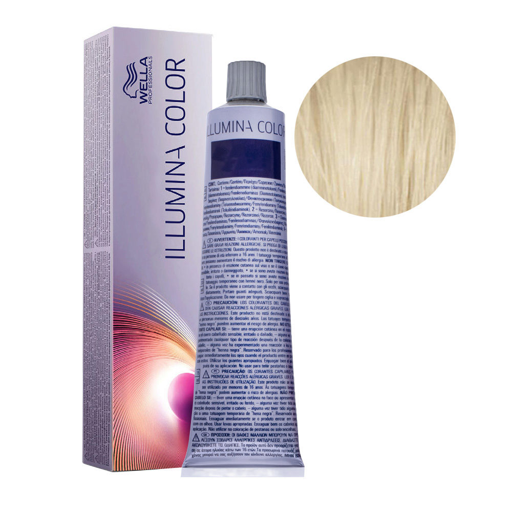 Wella Illumina Color 10/93 Golden Ash Platinum Blonde 60ml - permanent colouring