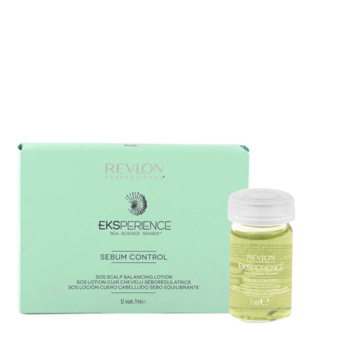 Eksperience Sebum Control Sos Balancing Sebum Ampoules 12x7ml - For Oily Scalp