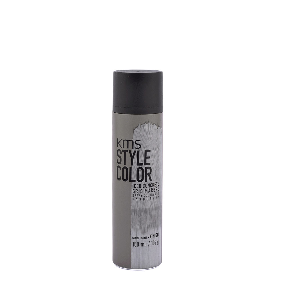 KMS Style Color Iced concrete 150ml - Hair Colour Spray Gray Marble