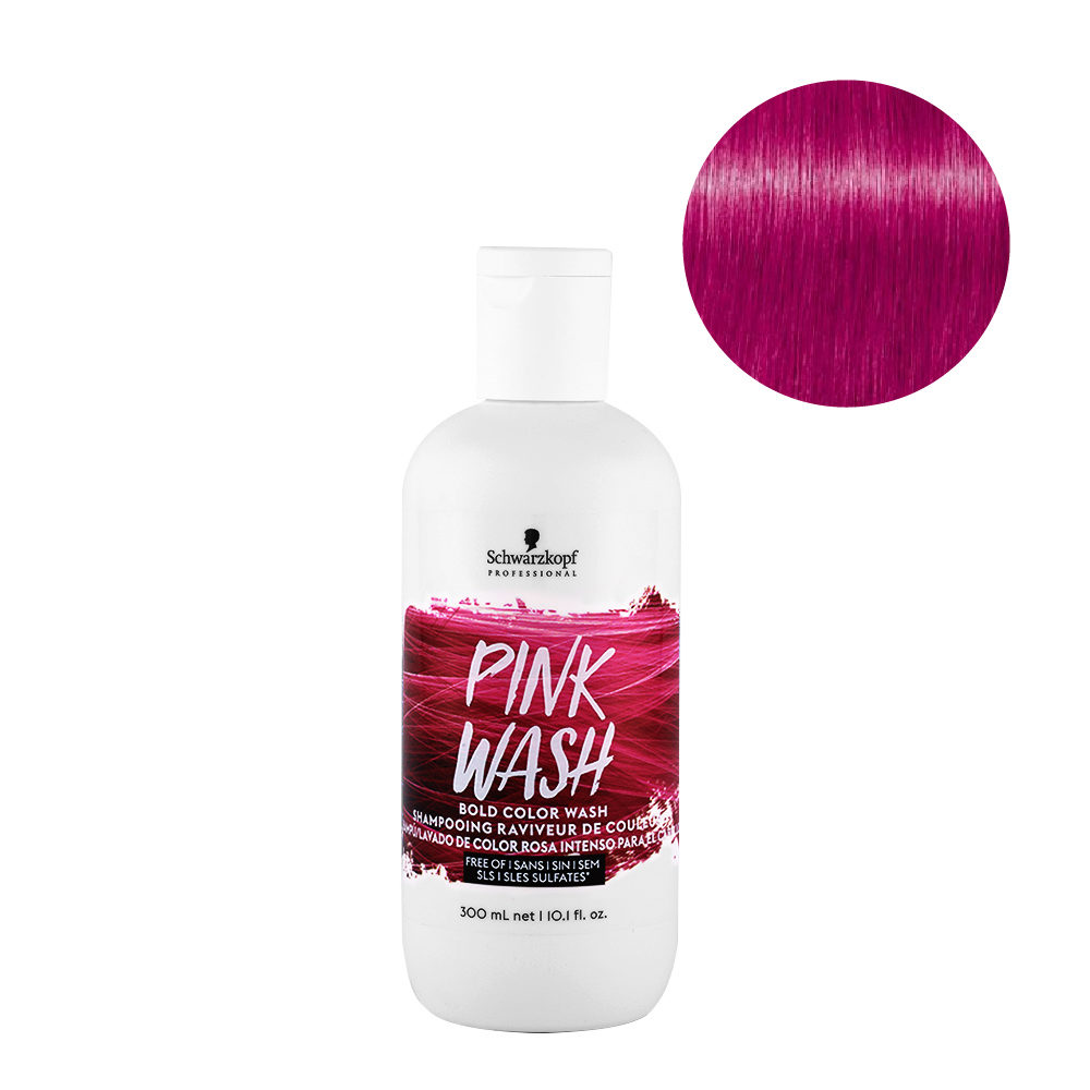 Schwarzkopf Professional Bold Color Wash Pink Wash 300ml Intense Coloring Shampoo Hair Gallery