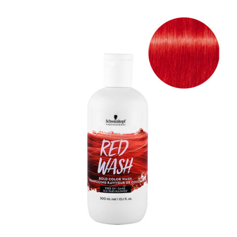 Schwarzkopf Professional Bold Color Wash Red Wash 300ml - Intense Coloring Shampoo
