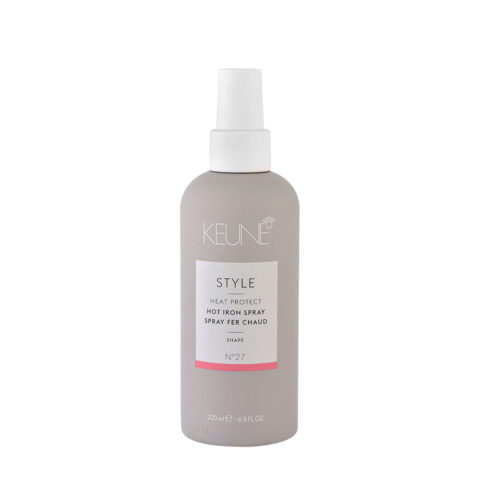 Keune Style Heat protect Hot Iron Spray N.27, 200ml - heat protection spray