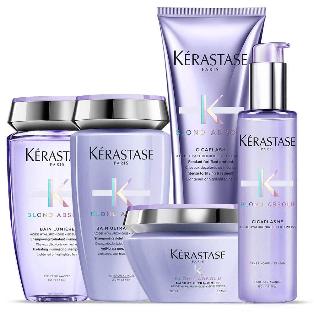 Kerastase Blond Absolu Complete Kit For Blonde Or Bleached Hair