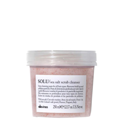 Davines Essential hair care Solu Sea salt scrub cleanser 250ml