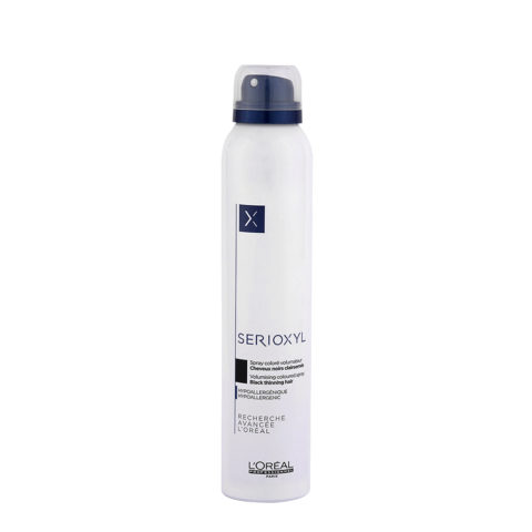 L'Oreal Serioxyl Volumising Coloured Spray Black 200ml