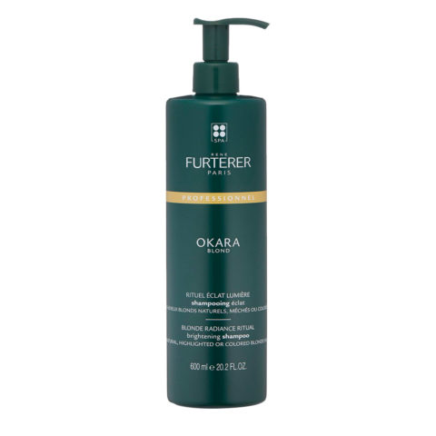 René Furterer Okara Blond Brightening Shampoo 600ml - For Natural, Highlighted Or Colored Blonde Hair