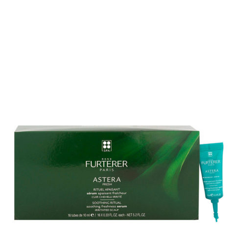 René Furterer Astera Fresh Soothing Ritual Soothing Freshness Serum 16x10ml - For Irritated Scalp