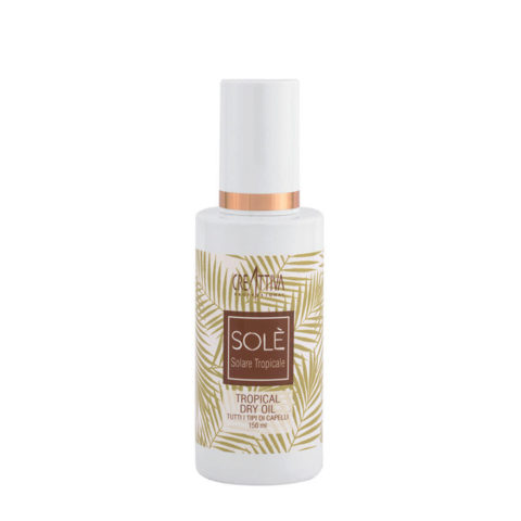 Creattiva Solè Tropical Dry Oil All Kind Of Hair 150ml - Light Oil For Hair