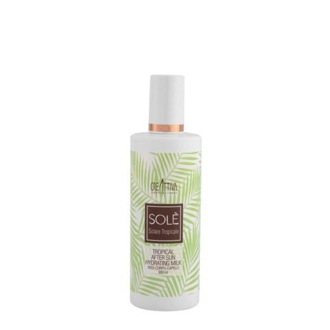 Creattiva Solè Tropical After Sun Hydrating Milk Face Body Hair 300ml