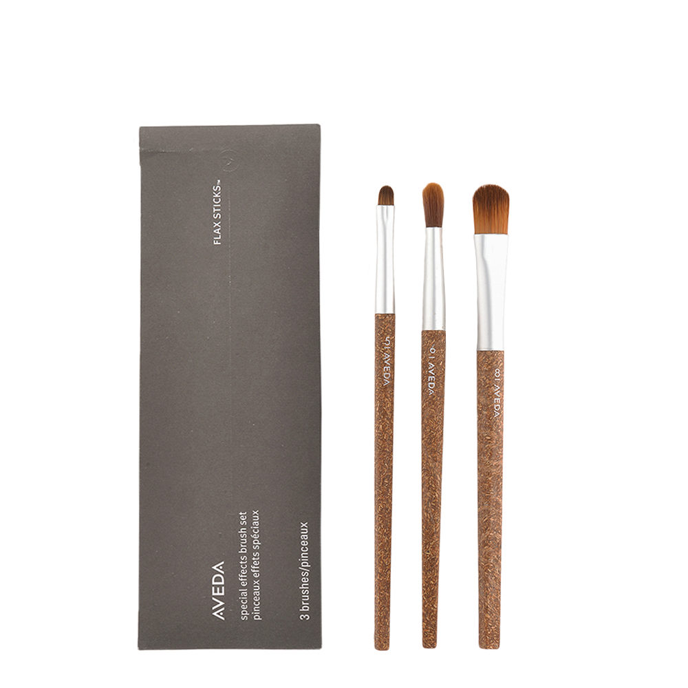Aveda Flax Sticks Special Effect Brush Set n 5 Eye Smudger n 6 Eye Contour n 8 Complexion