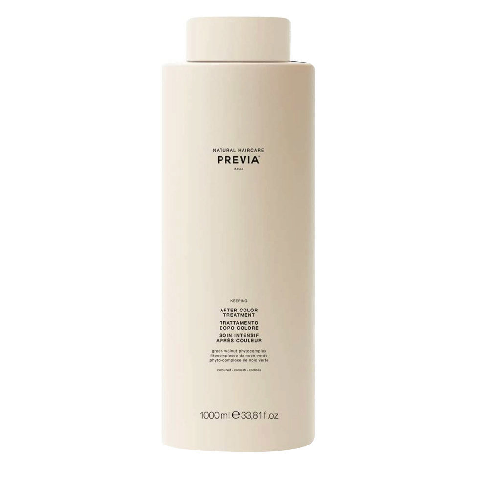 Previa Keeping Organic Green Walnut Colour Shine Treatment 1000ml - coloured hair