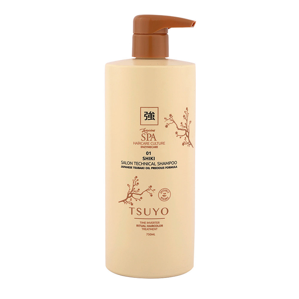 Tecna Tsuyo 01 Shiki Technical Shampoo 750ml - Pre-Hair Dyeing Shampoo