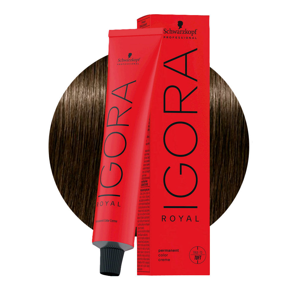 Schwarzkopf Igora Royal 5-0 Light Brown 60ml - permanent colouring