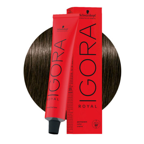 Schwarzkopf Igora Royal 5-1 Cendrè Clear Brown 60ml - permanent colouring