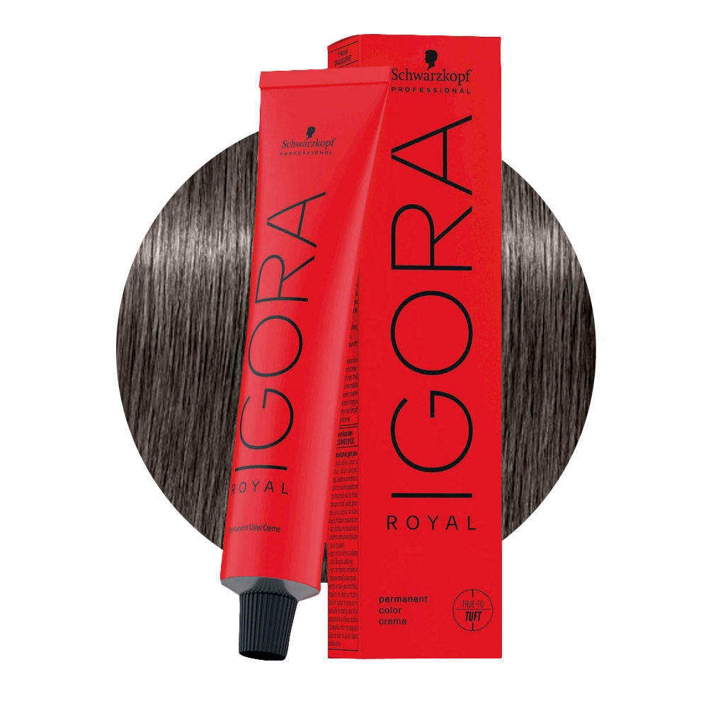 Schwarzkopf Igora Royal 6-12 Dark Ash Cendrè Blond 60ml - permanent colouring