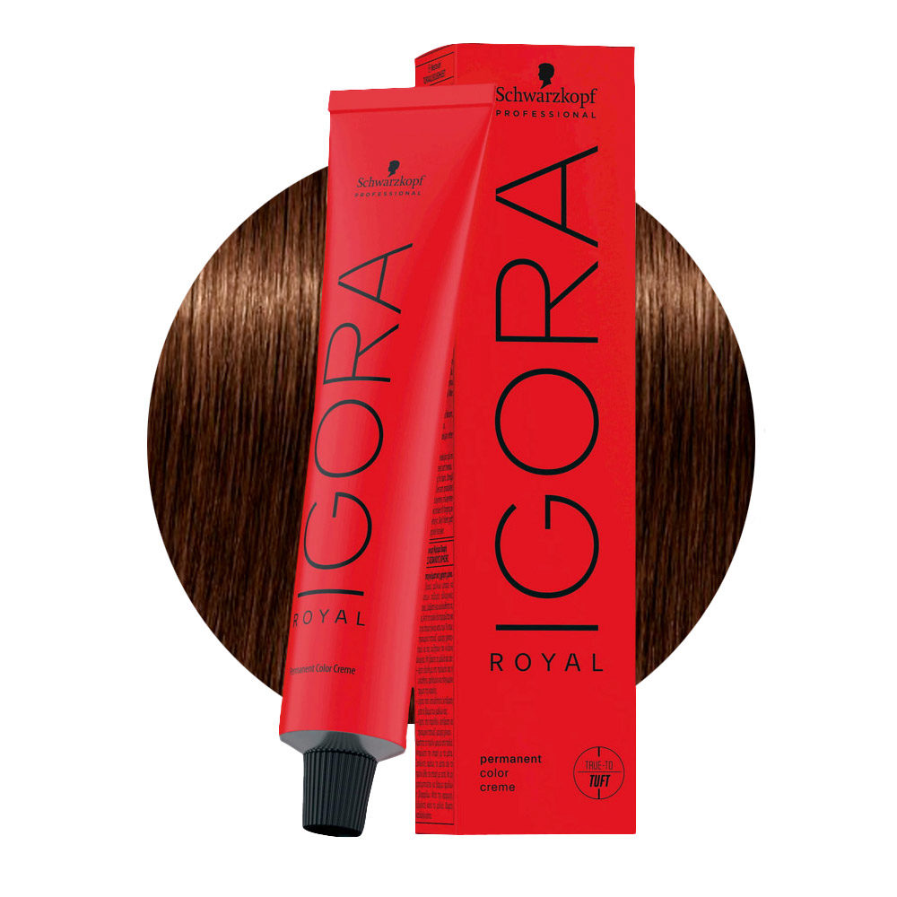 Schwarzkopf Igora Royal 5-57 Golden Copper Light Brown 60ml - permanent colouring