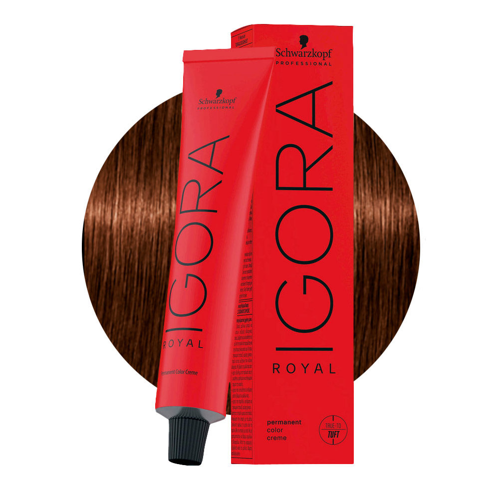 Schwarzkopf Igora Royal 5-7 Light Copper Brown 60ml - permanent colouring