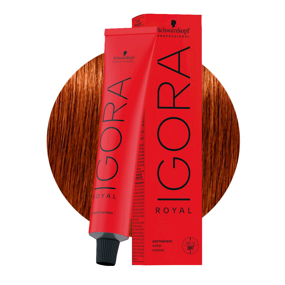 Schwarzkopf Igora Royal 6-77 Extra Copper Dark Blonde 60ml - permanent colouring