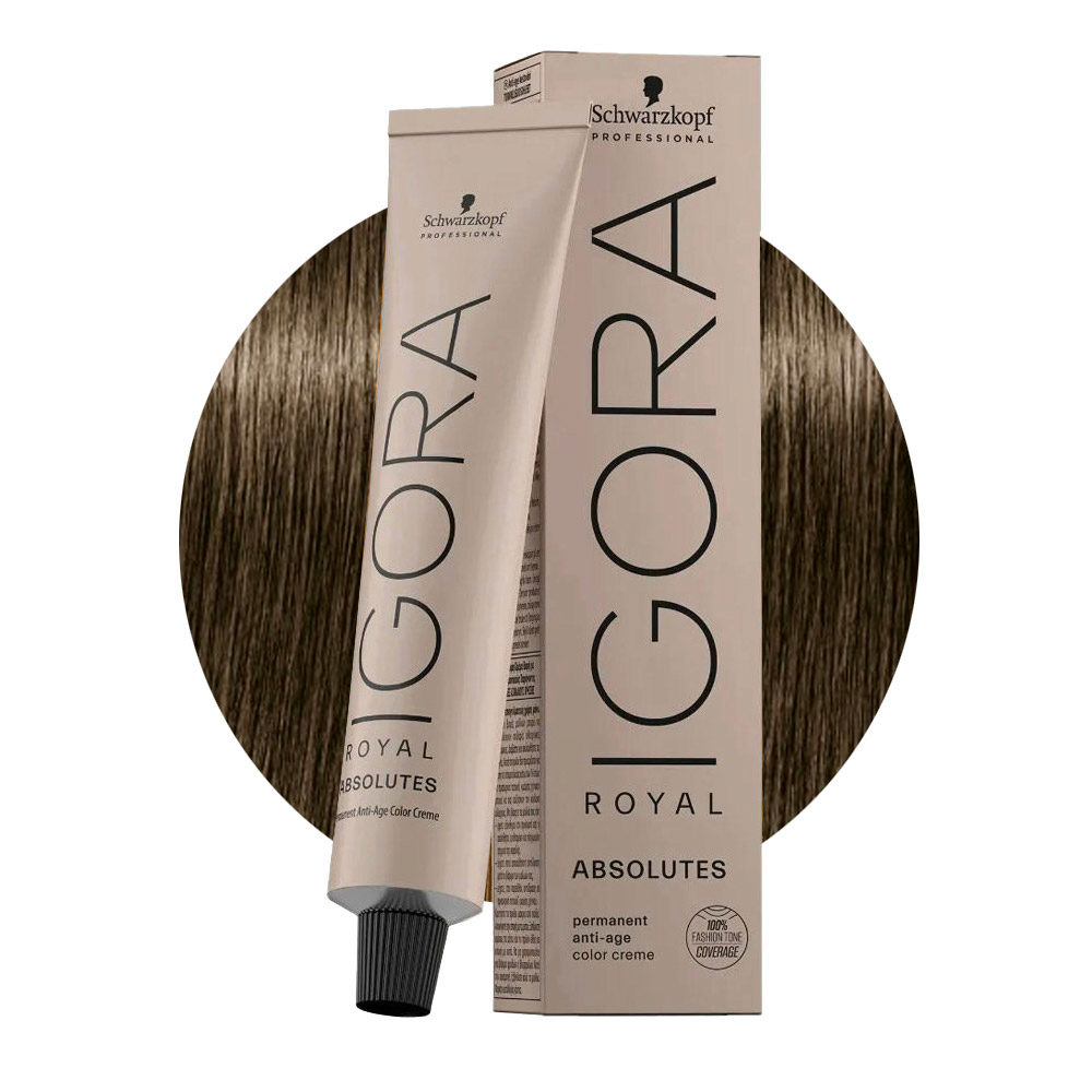 Schwarzkopf Igora Royal Absolu 7-10 Biondo Medio Cendrè Naturale 60ml - permanent colouring