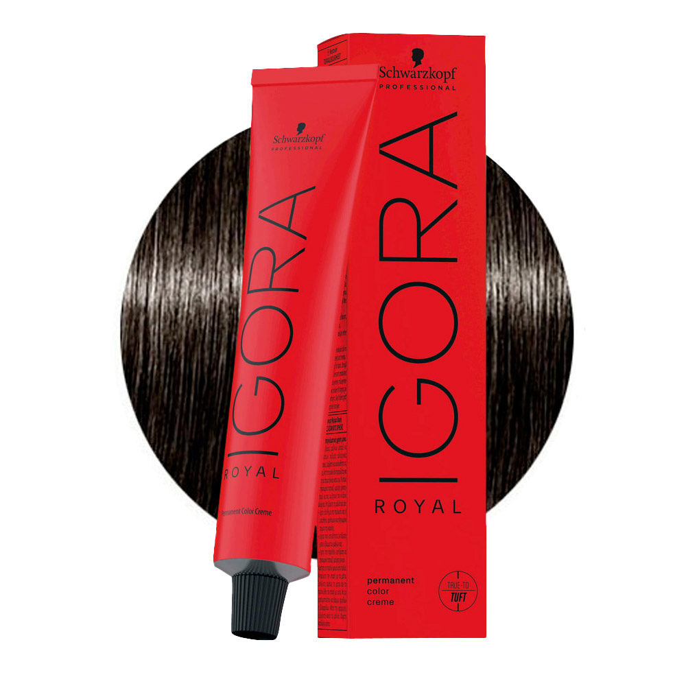 Schwarzkopf Igora Royal 5-13 Light Brown Cendrè Extra Matt 60ml - permanent colouring