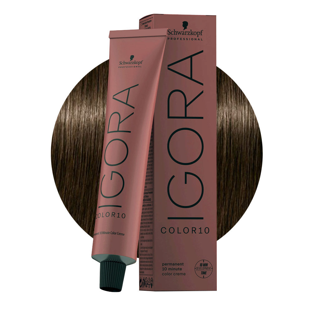 Schwarzkopf Igora Color10 5-0 Light Brown 60ml - permanent coloring in 10 minutes