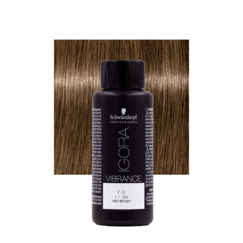 Schwarzkopf Igora Vibrance 7-0 Medium Natural Blonde 60ml - tone on tone coloring