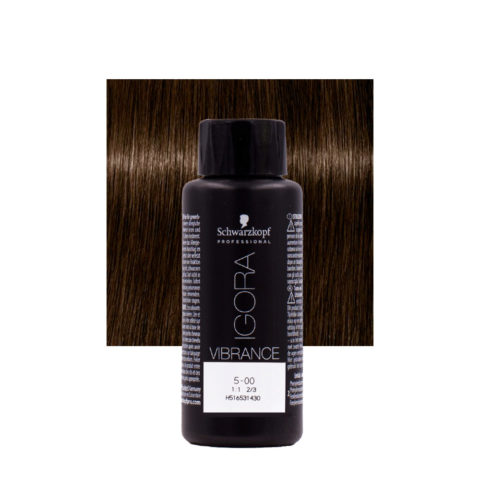 Schwarzkopf Igora Vibrance 5-00 Extra Natural Light Brown 60ml - tone on tone colouring