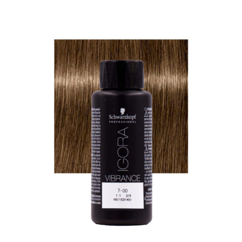 Schwarzkopf Igora Vibrance 7-00 Extra Natural Medium Blonde 60ml - tone on tone coloring