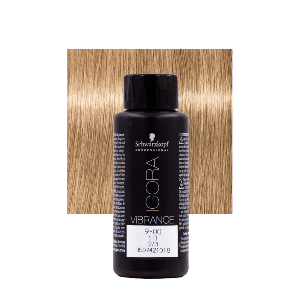 Schwarzkopf Igora Vibrance 9-00 Extra Light Natural Blonde 60ml - tone on tone colouring