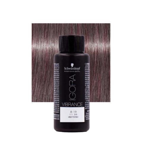 Schwarzkopf Igora Vibrance 8-19  Cendrè Violet Light Blond 60ml - tone on tone coloring