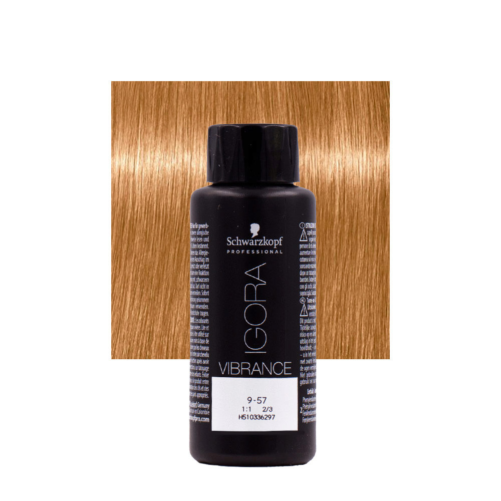 Schwarzkopf Igora Vibrance 9-57 Very Light Blonde Golden Copper 60ml - tone on tone coloring