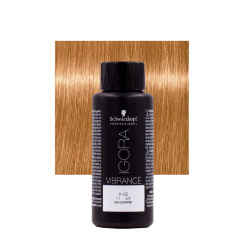 Schwarzkopf Igora Vibrance 9-65 Very Light Golden Chocolate Blonde 60ml - tone on tone coloring