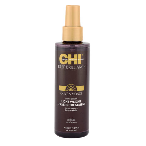 CHI Deep Brilliance Shine Serum Light Weight Leave In Treatment 177ml - moisturizing shine serum