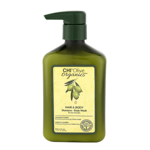 CHI Olive Organics Hair & Body Shampoo Body Wash 340ml