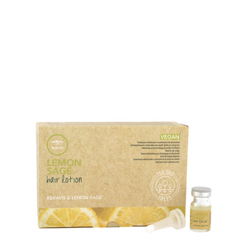 Paul Mitchell Tea tree Lemon Sage Anti-hair loss Vials for greasy hair 12x6ml