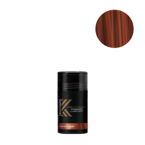 Tricomix Fibre Auburn 12gr - Volumizing Keratin Fibers With Anti Hair Loss Principles