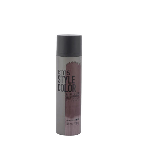 KMS Style Color Velvet Berry 150ml - Hair Colour Spray Velvety Red Violet