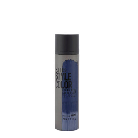 KMS Style Color Inked Blue 150ml - Hair Colour Spray Blue