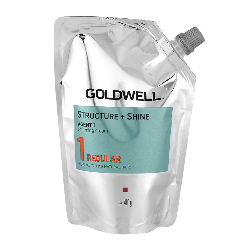 Goldwell Structure + Shine Agent 1 Softening Cream 1 Regular 400gr - normal/fine natural hair straightening