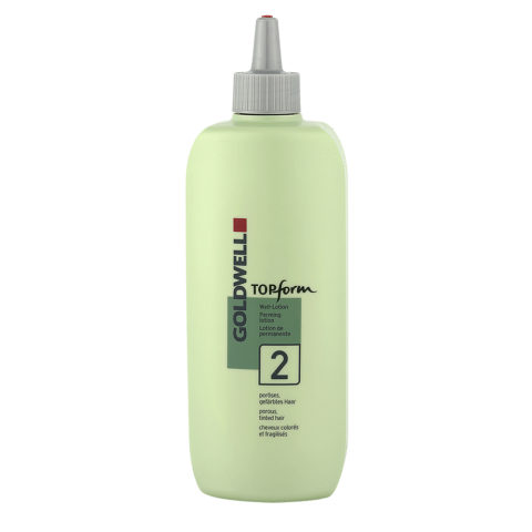 Goldwell Topform Perming Lotion 2, 500ml - Permanent For Colored Porous Hair
